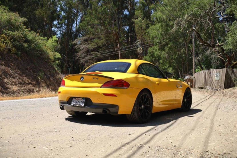 Atacama Yellow Z4 from the rear