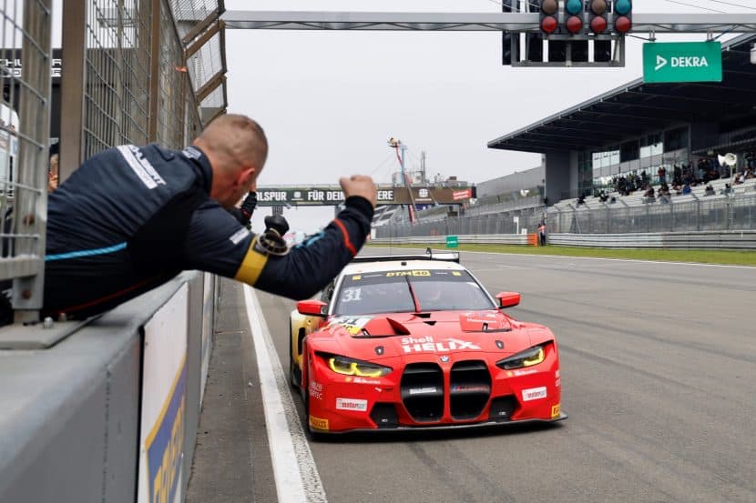 #31 car bringing home the win at DTM Nurburgring 2024