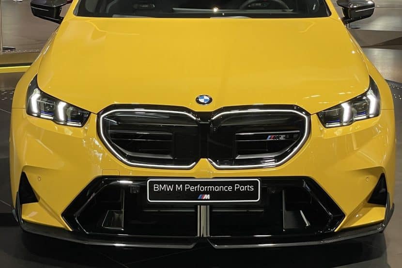 New BMW M5 with M Performance Parts Displayed at The Welt