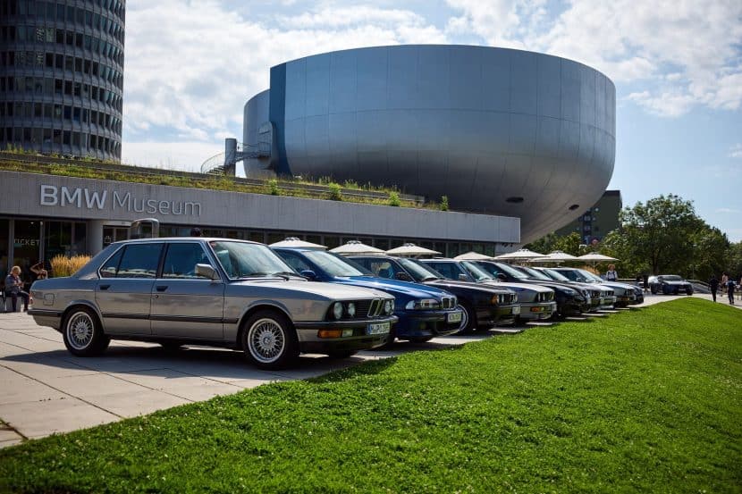 See All Seven Generations Of The BMW M5 Under One Roof