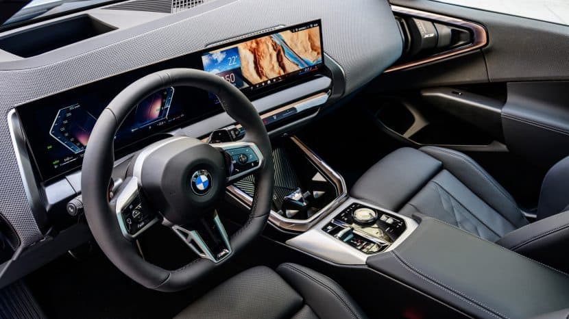 2025 BMW X3 interior with iDrive screen