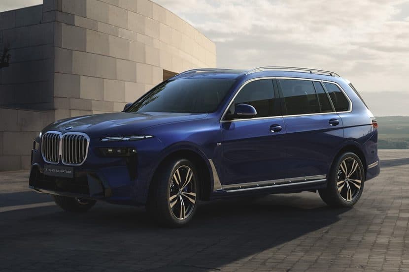 BMW X7 Signature Edition Debuts With Crystal Door Pins