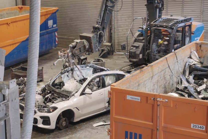 BMW X6 Torn Apart In The Name Of Sustainability: Video