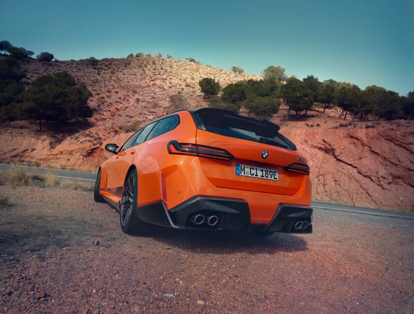 Fire Orange M5 Touring M Performance Parts - rear