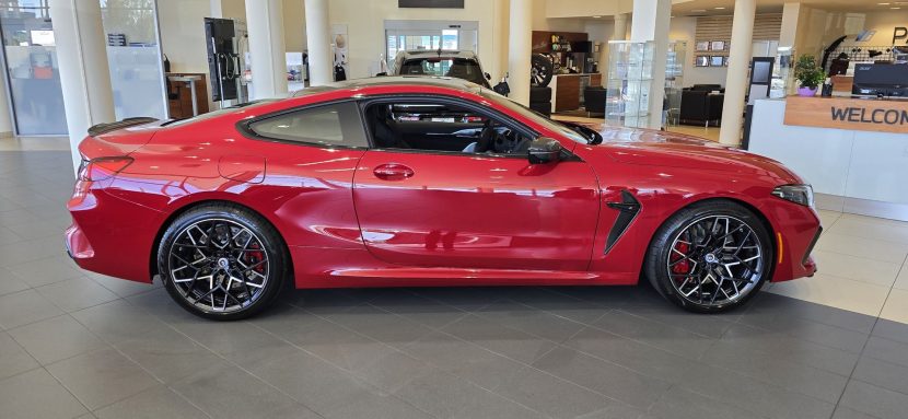 BMW M8 Competition in Imola Red