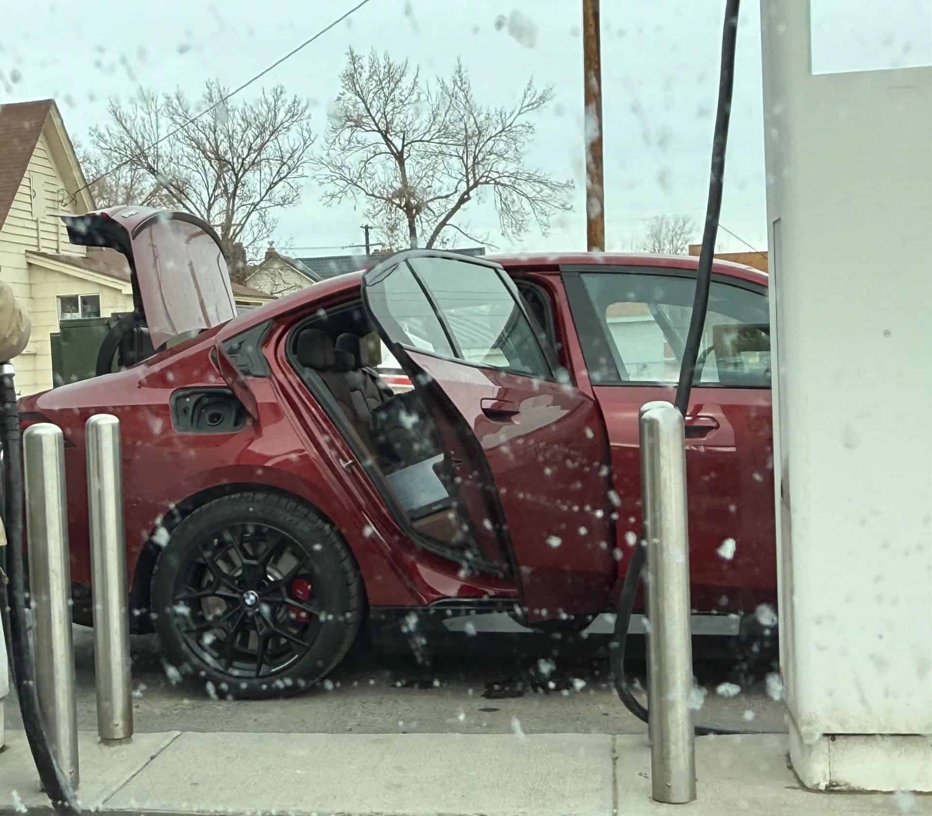 BMW i5 with NACS port