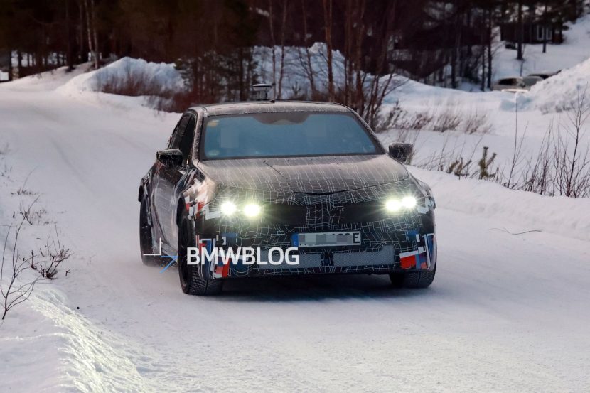 A First Look at the 2027 BMW M3 Electric in Winter Trials