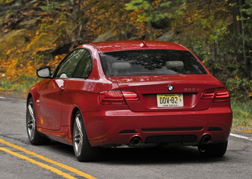 BMW 335is rear-end