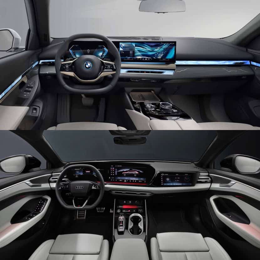 bmw 5 series touring audi a6 avant c9 02