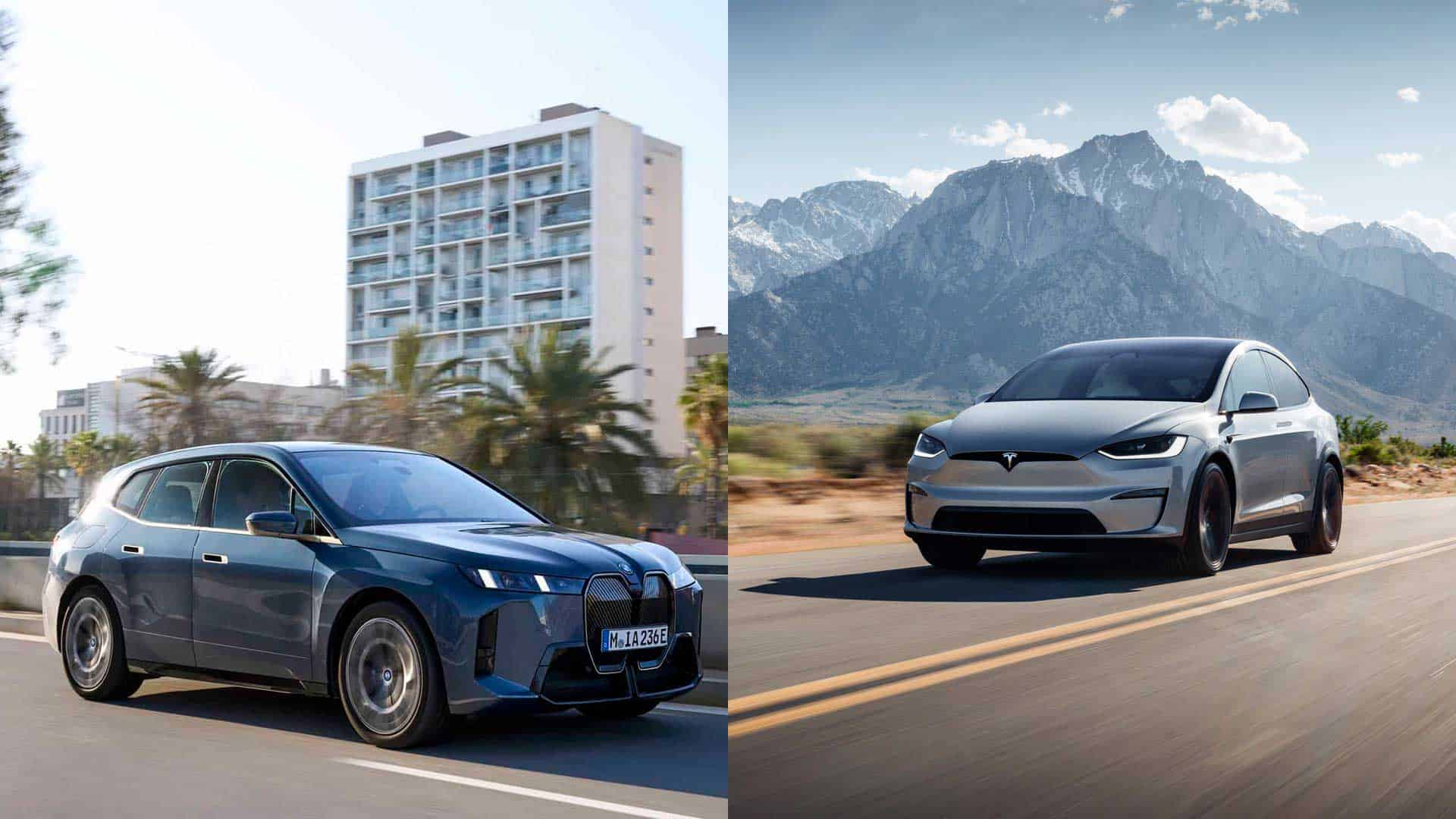 BMW IX XDRIVE45 TESLA MODEL X
