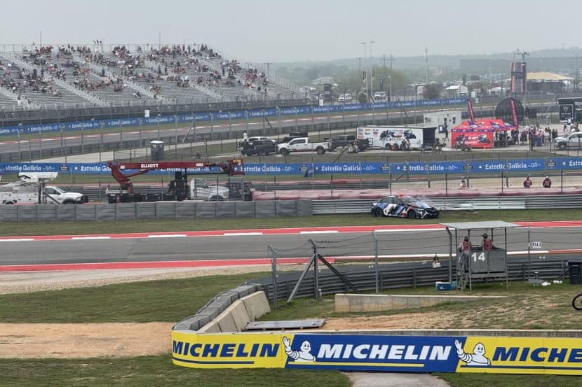 BMW M5 MotoGP Safety Car Crashes at COTA in Austin