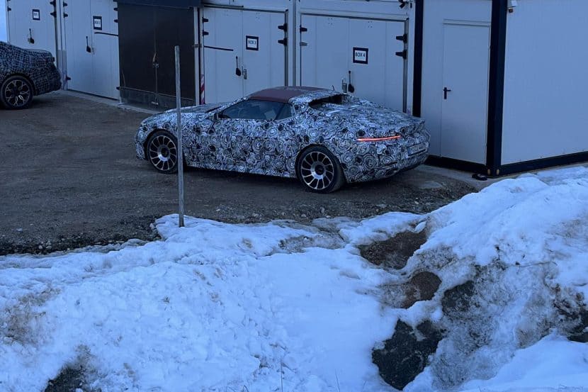 BMW Skytop Spotted Winter Testing in Austria: Exclusive Roadster Nears Production