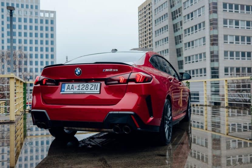 2025 BMW M235 Gran Coupe Dresses Up In Fire Red