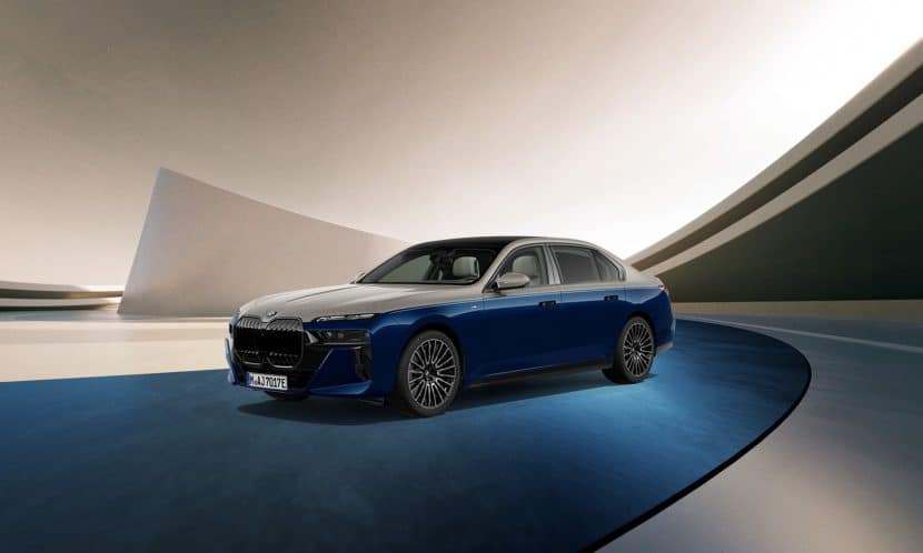 BMW 750E XDRIVE M SPORT PRO INDIVIDUAL TWO TONE MAURITIUS BLUE EDITION 1