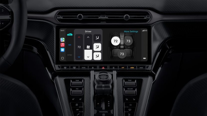 APPLE CARPLAY ULTRA CLUSTER CLIMATE