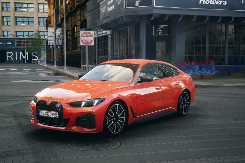 BMW i4 M60 Makes Photo Debut In A Ferrari Color