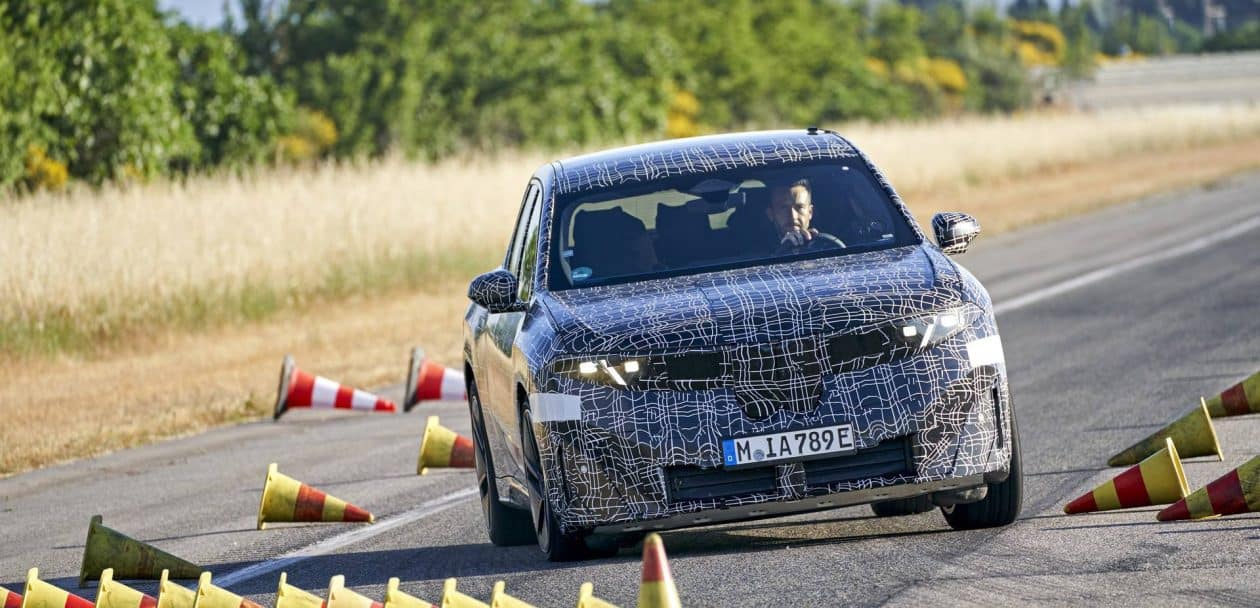 2026 BMW iX3 prototype undergoing road testing ahead of official debut