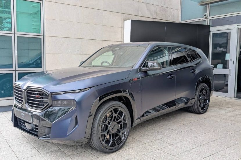 2026 BMW XM Label: Frozen Tanzanite Blue, New Black Wheels