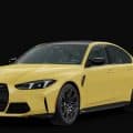 2026 BMW M3 in Dakar Yellow from BMW configurator