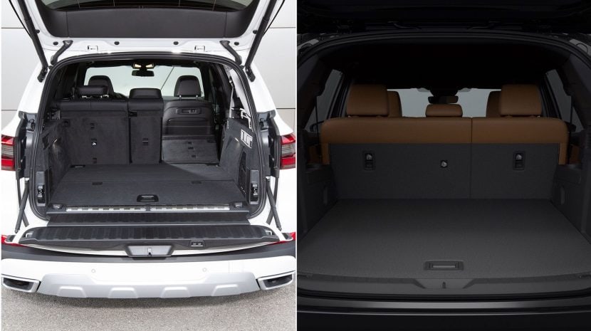 BMW X5 XDRIVE45E MAZDA CX 70 CARGO SPACE 00