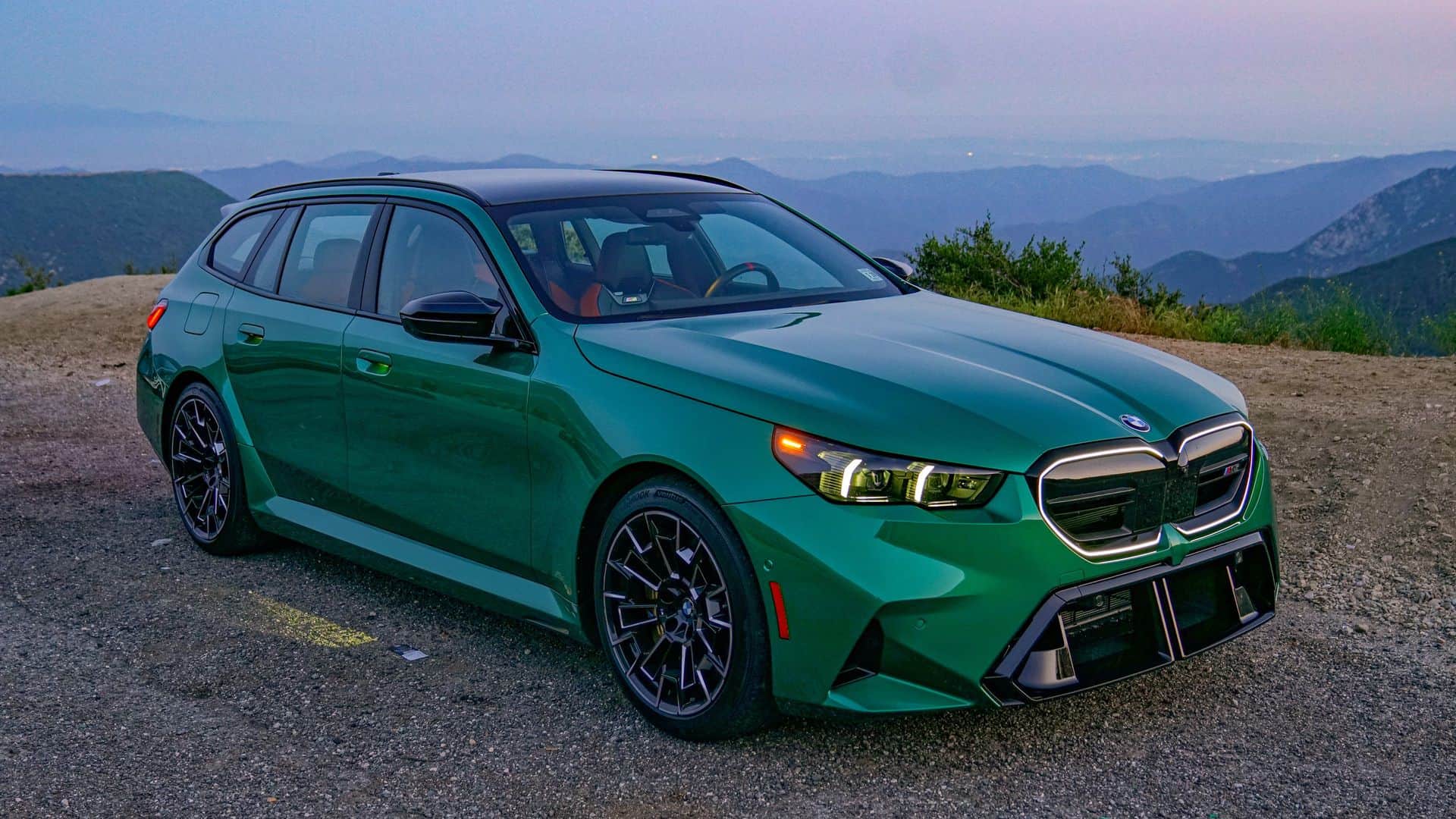 2025 BMW M5 TOURING on the side of the road