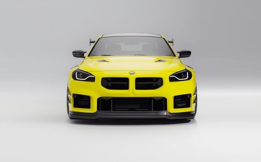 ALPHA N CORSE G87 in yellow. Front end