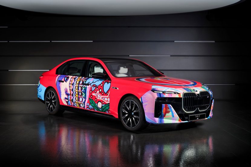 BMW Endorses Colorful 7 Series For Art Show