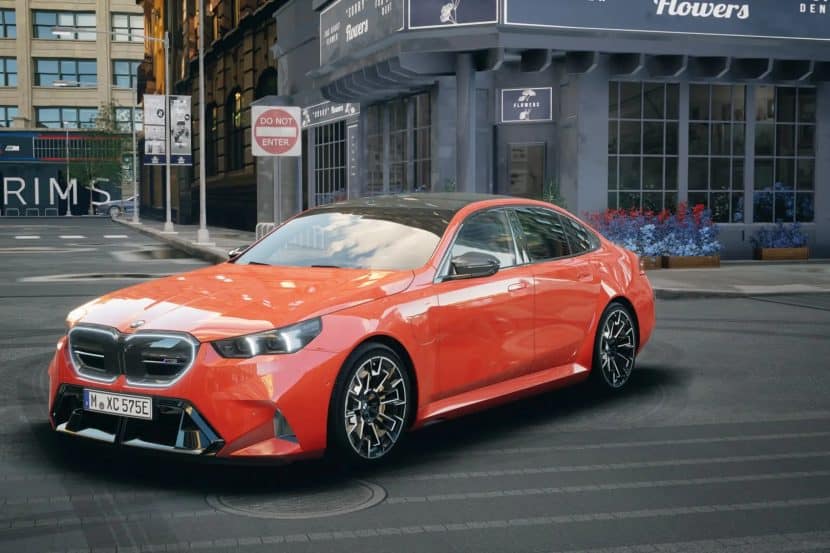 The New BMW M5 Looks Great In A Ferrari Color