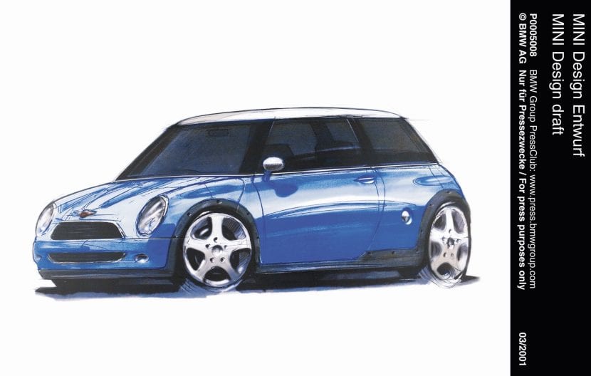 R50 MINI COOPER DESIGN SKETCH 00 R50 MINI COOPER DESIGN SKETCH 00