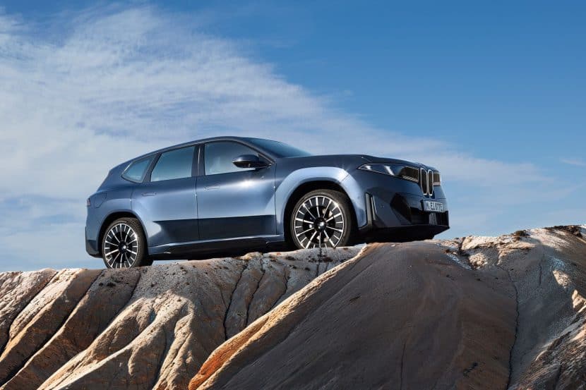 2026 BMW IX3 parked on a mountain