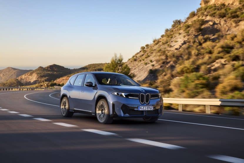 2026 BMW IX3 driving on the road