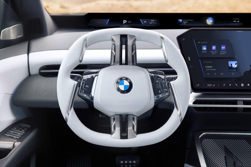 2026 BMW IX3 steering wheel