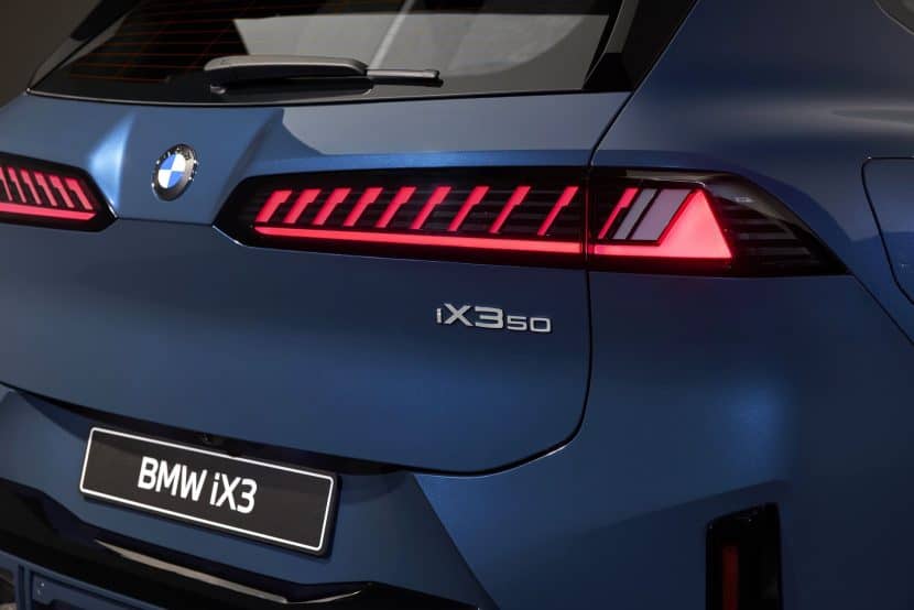 2026 BMW IX3 taillights with LEDs