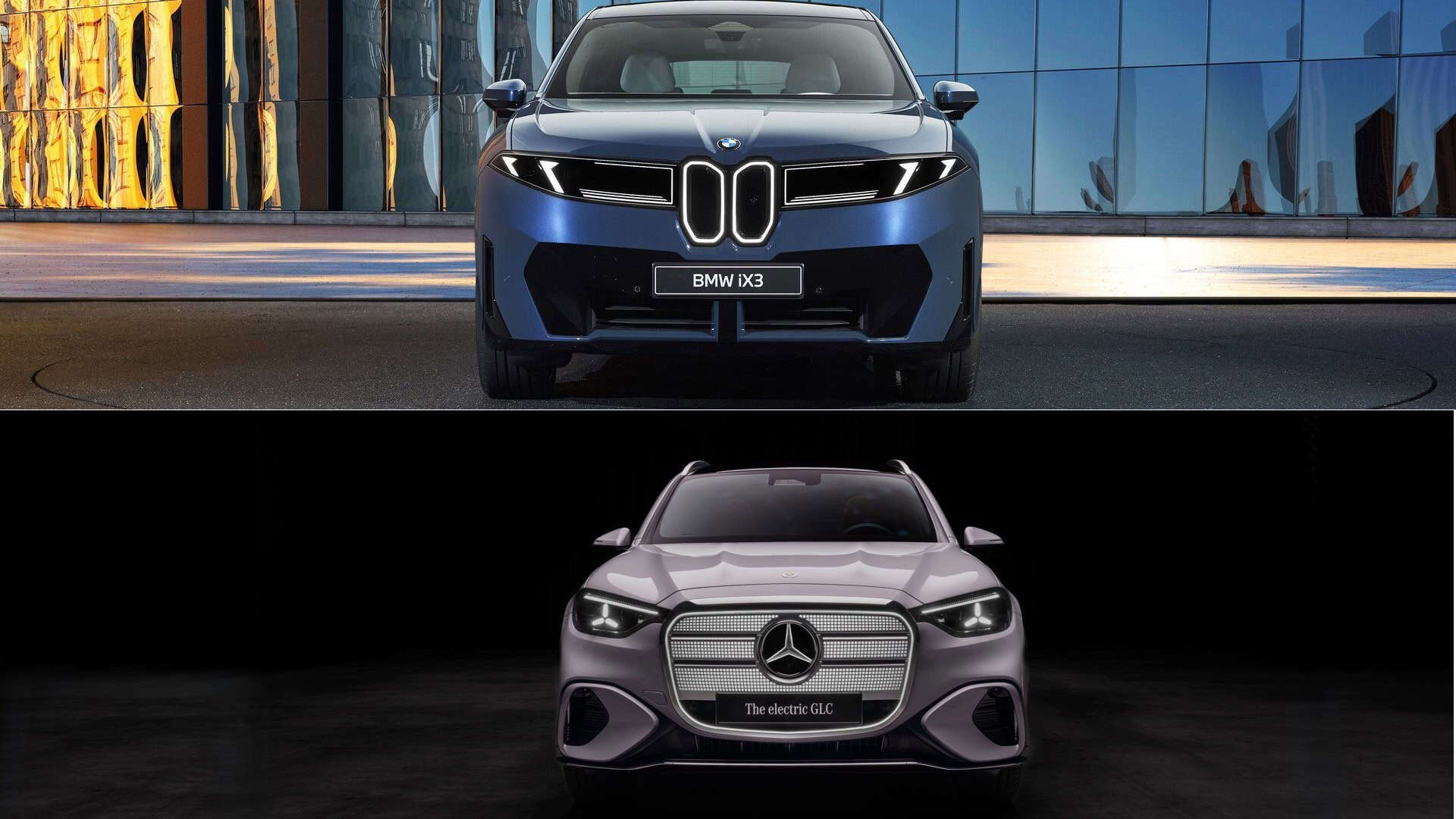 BMW iX3 vs Mercedes GLC EV comparison