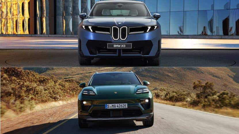 IX3 VS MACAN EV FRONT