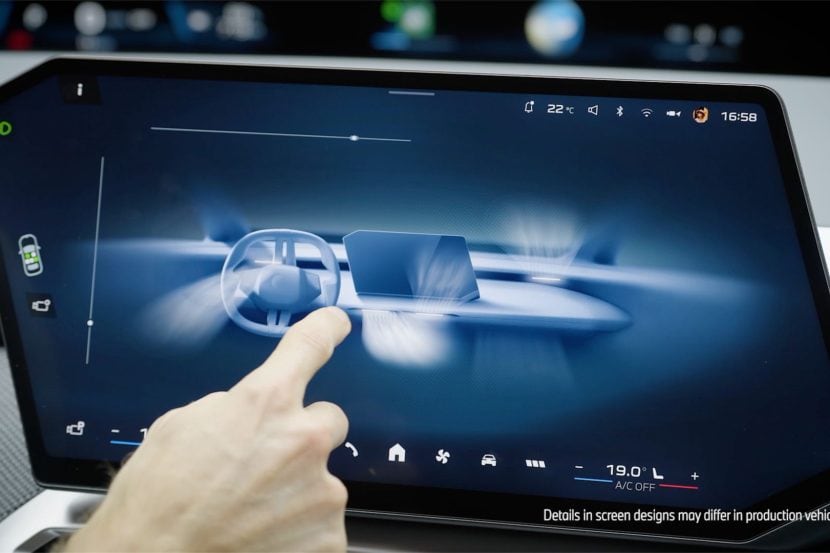 BMW iX3 Drops More Buttons: New iDrive X Climate Controls Go Fully Digital