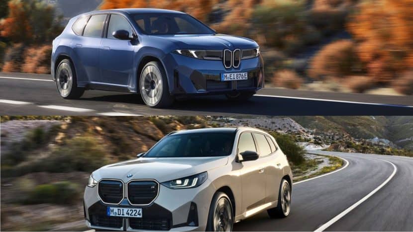 BMW IX3 VS X3 side by side