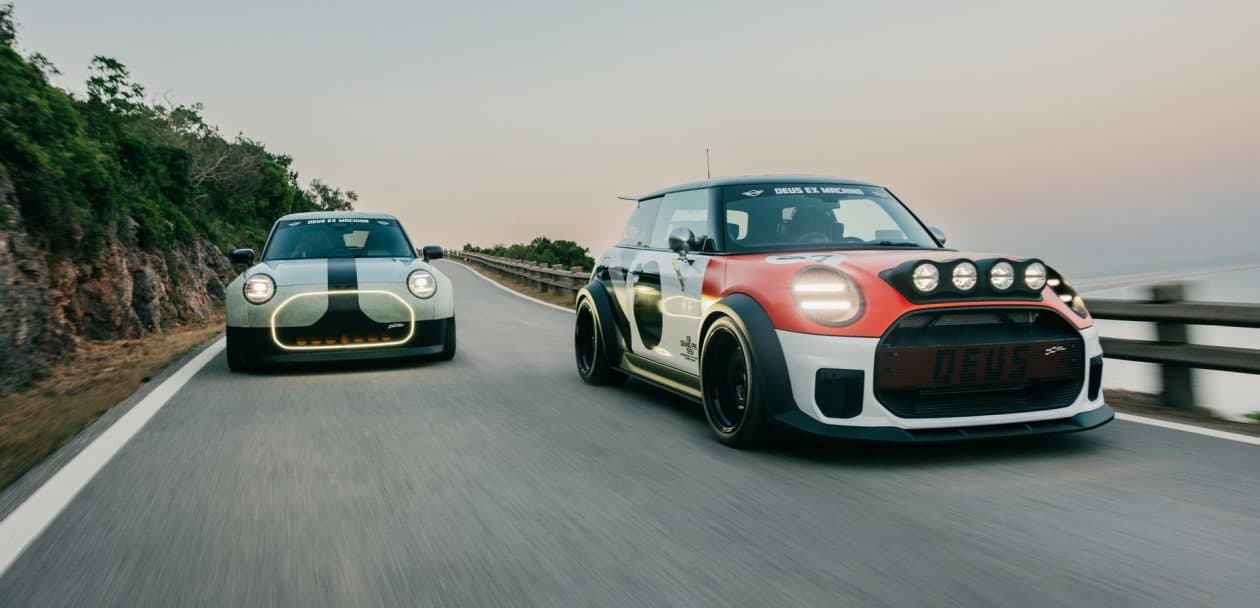 MINI DEUS MACHINA The Skeg and The Machina on the Road