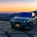 2026 BMW iX M70 front view showing new headlights and grille