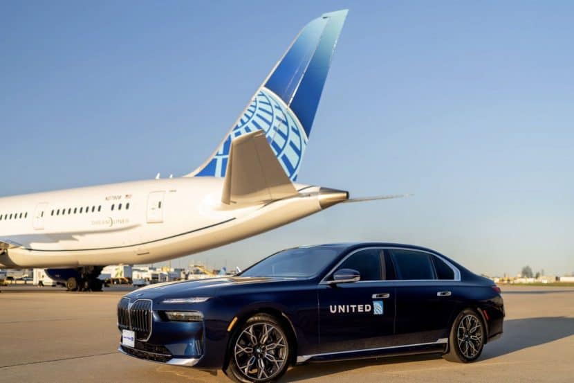 Stuck Between Flights? United Airlines Now Drives You in a BMW i7 Instead