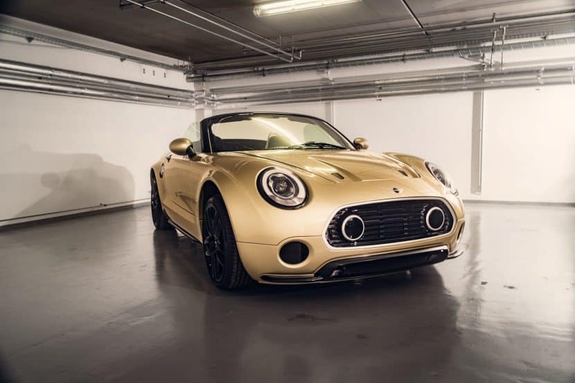 MINI SUPERLEGGERA GOLD COLOr front-end