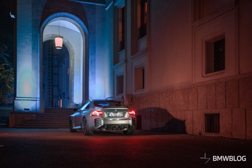 2026 BMW M2 COUPE photographed at night