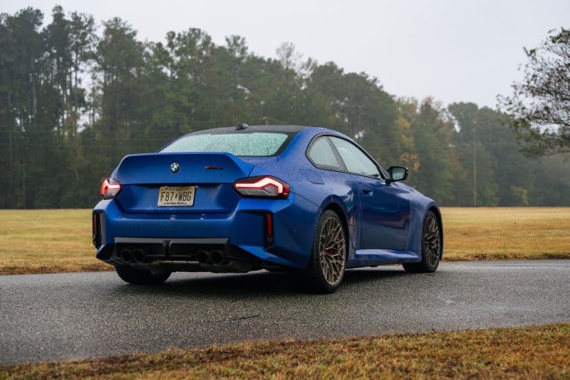 2026 BMW M2 CS showing the rear end