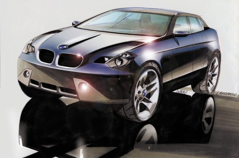 BMW X7 SKETCHES DESIGNWORKS 01