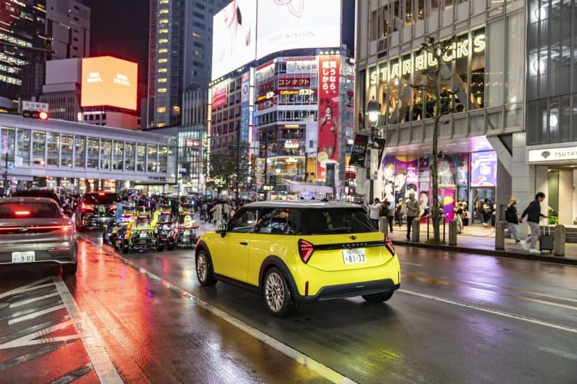 The Adorable MINI Cooper C Makes A Splash In Japan