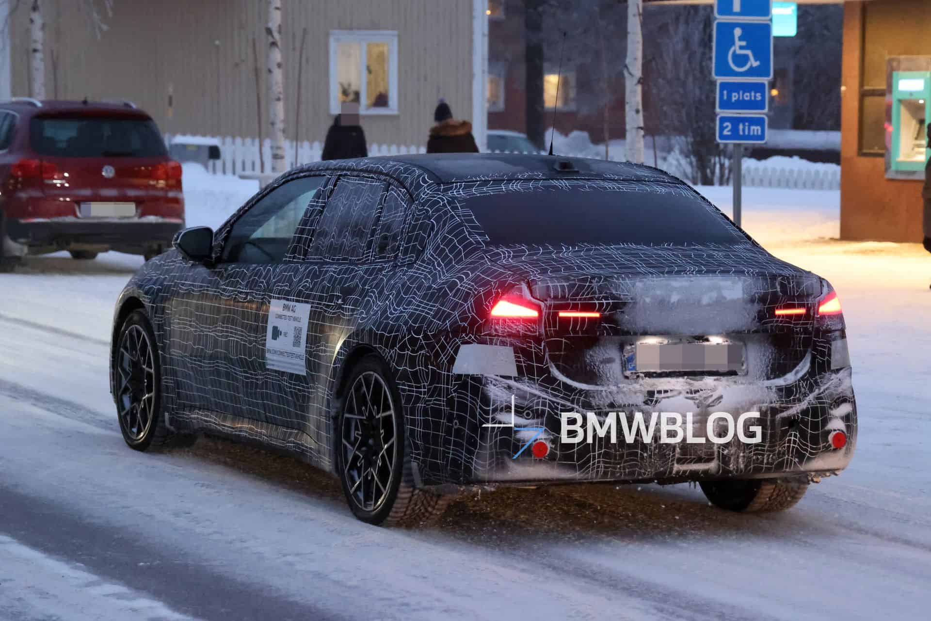 2026 BMW I3 ELECTRIC SEDAN WINTER TESTING 00