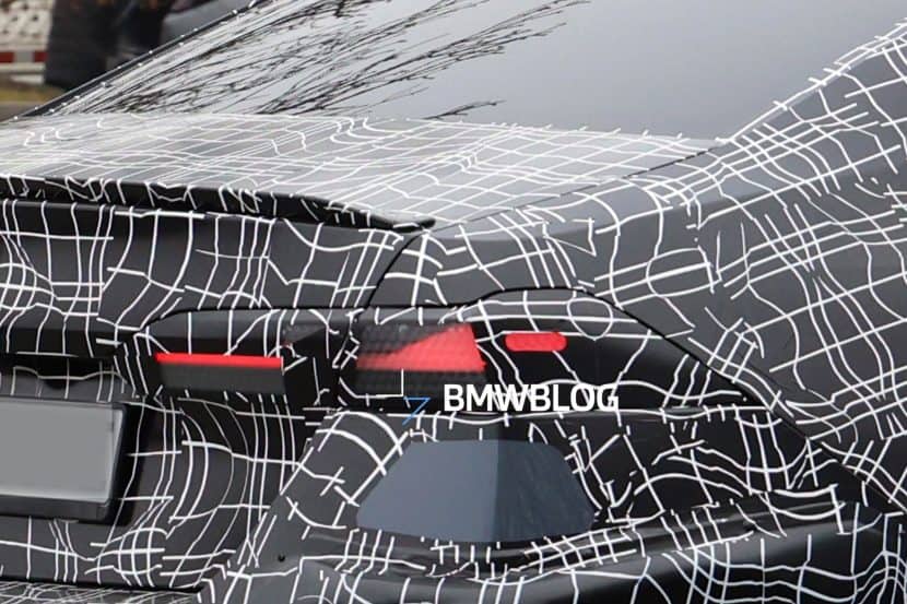 2027 BMW M5 LCI FACELIFT PROTOTYPE NEUE KLASSE rear end and taillights 