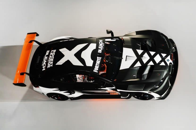 BMW M4 GT3 EVO BLEACH 02 BMW M4 GT3 EVO BLEACH top view
