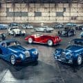 Fourteen BMW-powered Morgan sports cars gathered to mark 25 years of the Morgan-BMW partnership