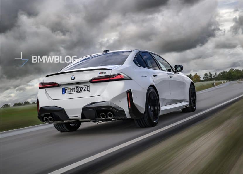 2027 BMW M5 FACELIFT REAR END